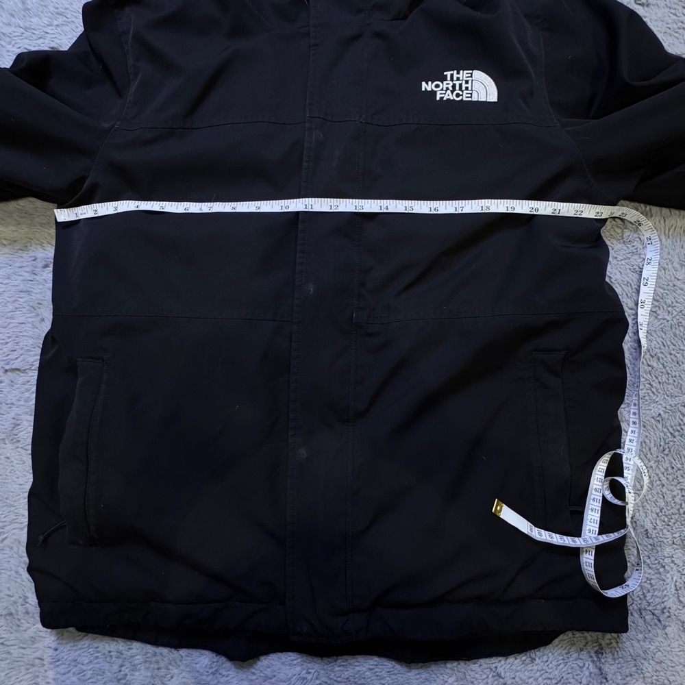 The North Face Men Large Balham 550 Down Warm Insulated Winter Jacket Black Camo - Picture 8 of 16